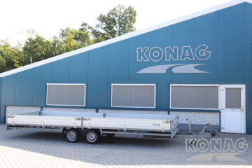 Hulco tandemas plateauwagen 610x220 cm 3500 kg